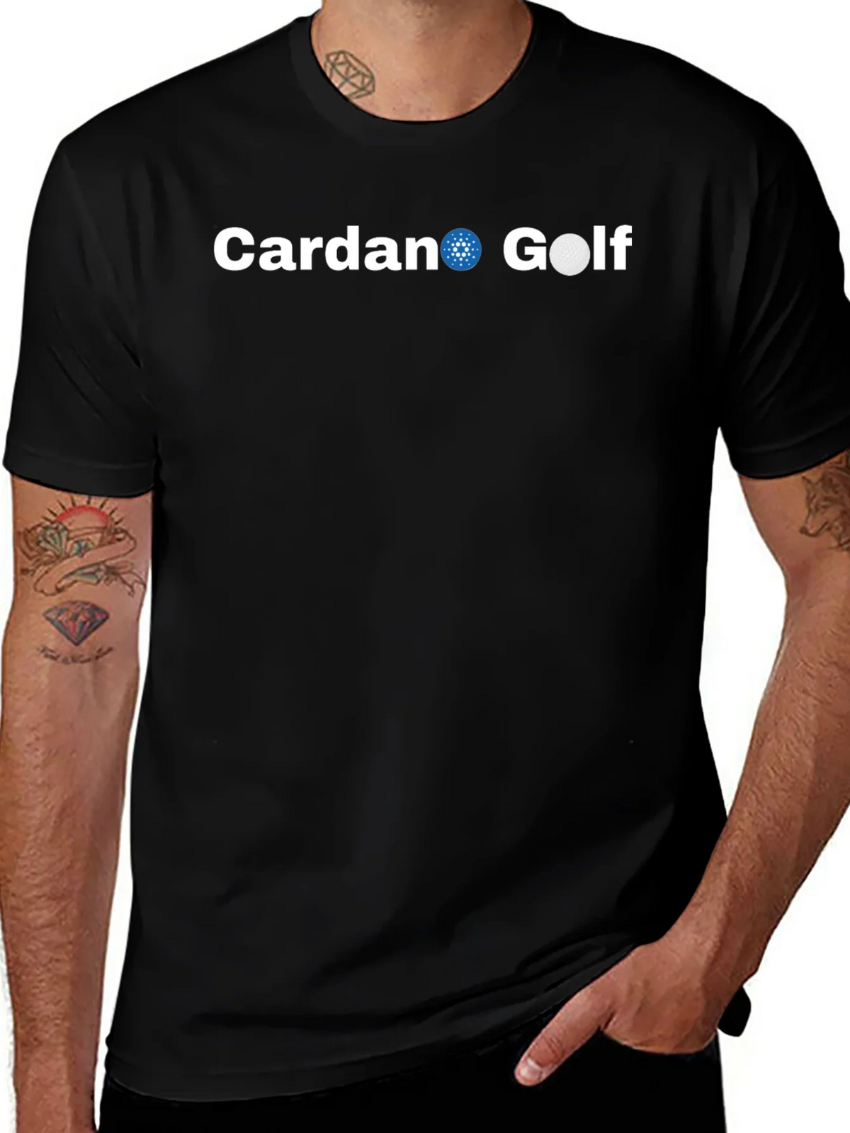Cardano Golf Black T-Shirt product image 1