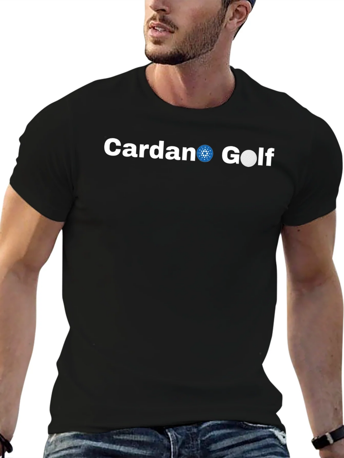 Cardano Golf Black T-Shirt product image 5