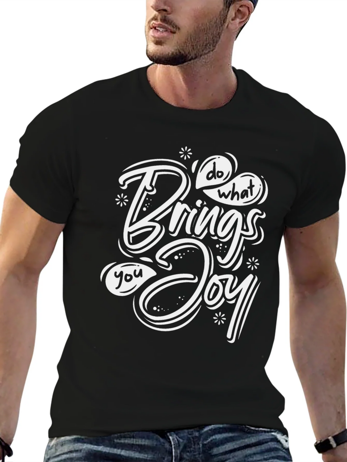 Do What Brings You Joy Black T-Shirt product image 6