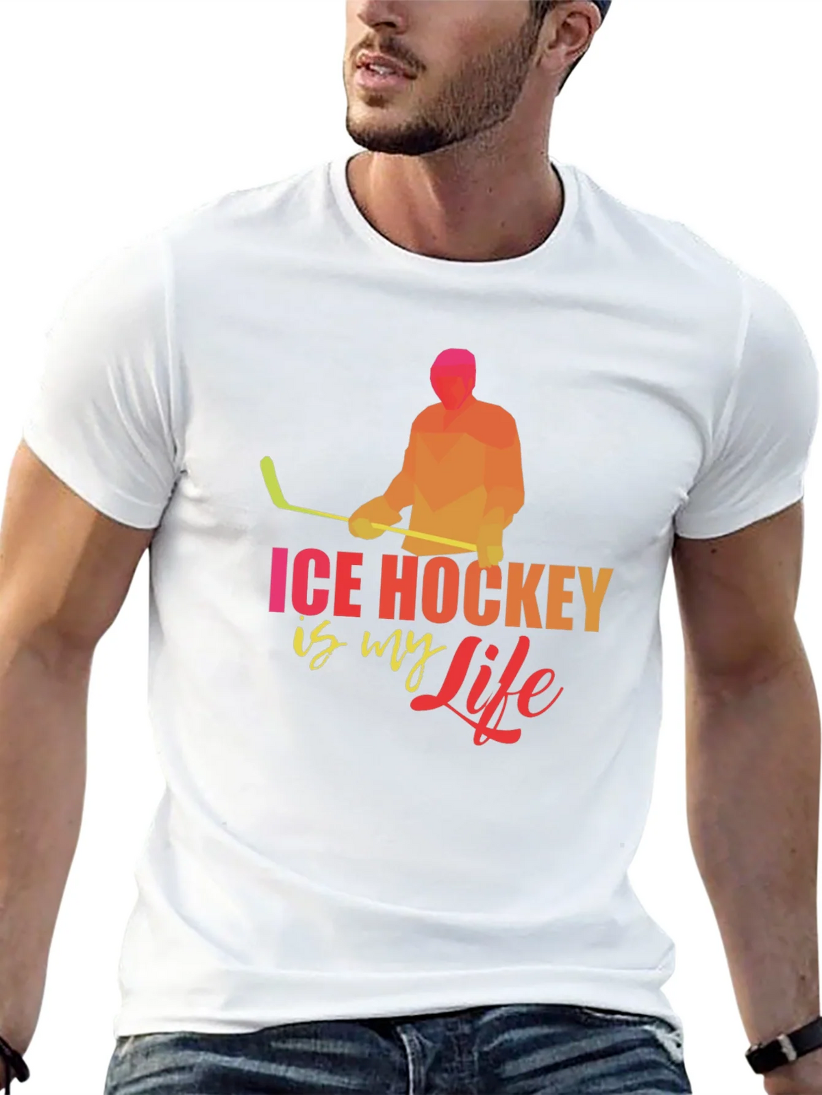Ice Hockey is My Life T-Shirt product image 6