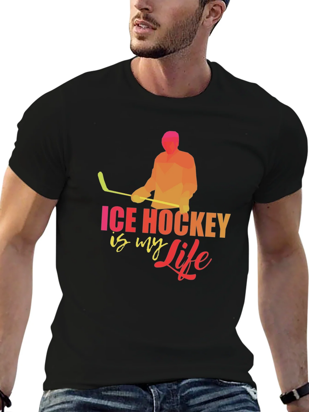Ice Hockey is My Life T-Shirt product image 3