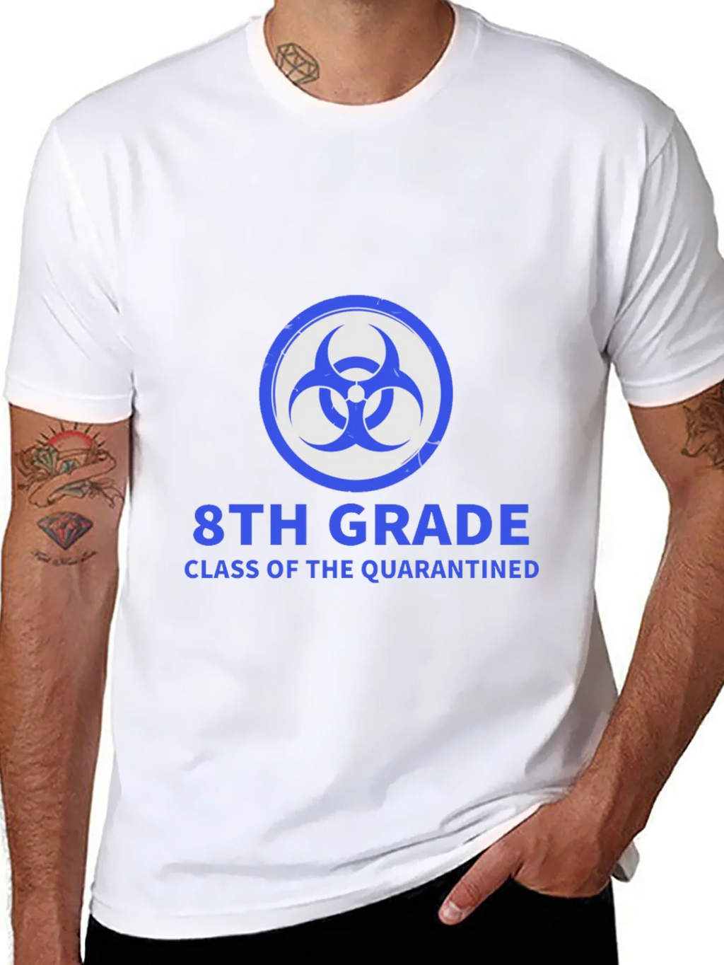 8th Grade Class of the Quarantined T-Shirt product image 5