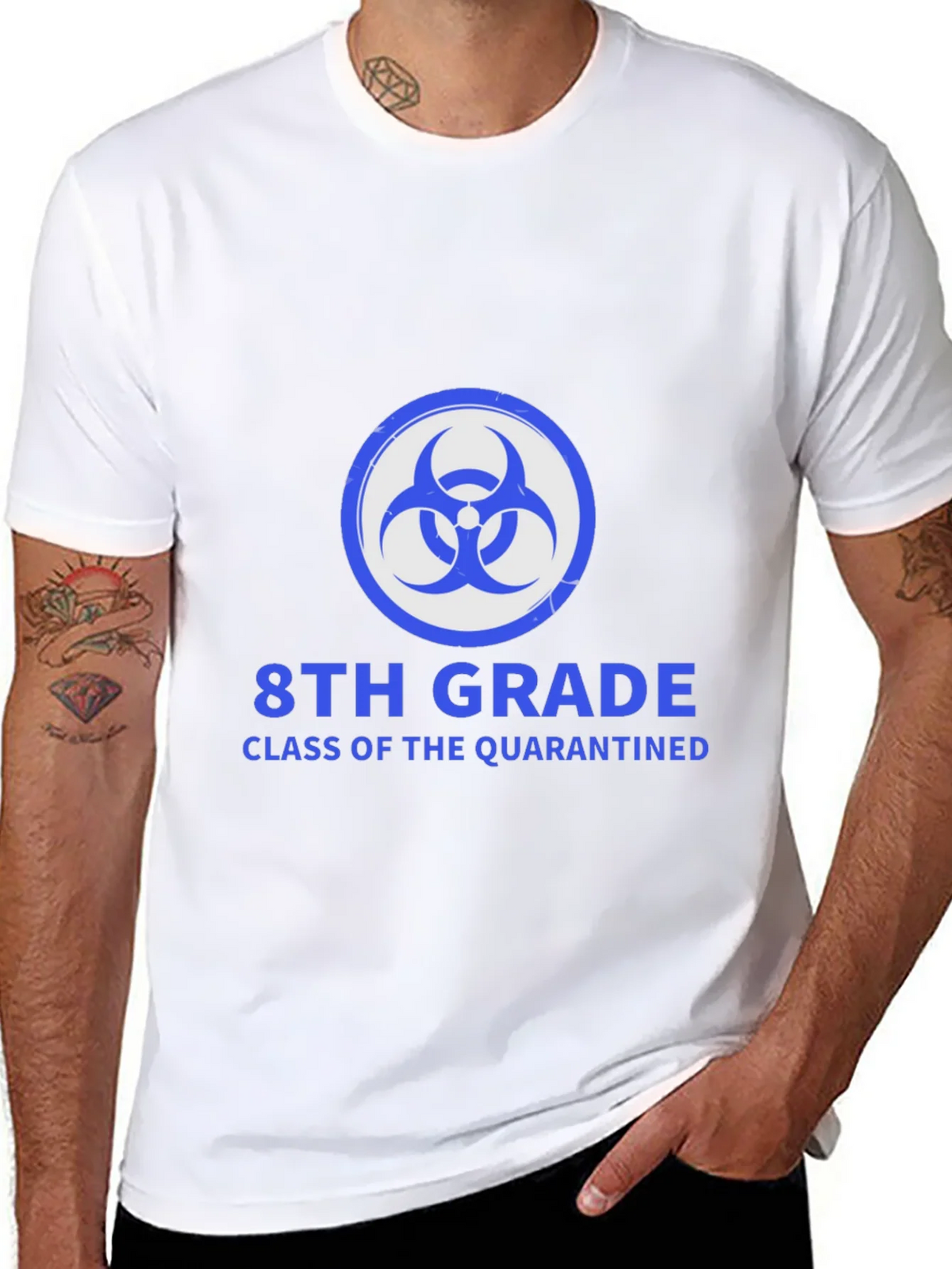 8th Grade Class of the Quarantined T-Shirt product image 5