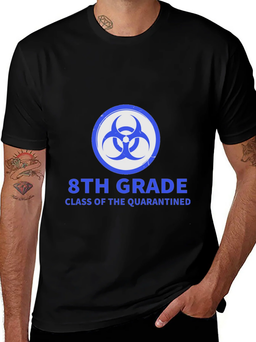 8th Grade Class of the Quarantined T-Shirt product image 1