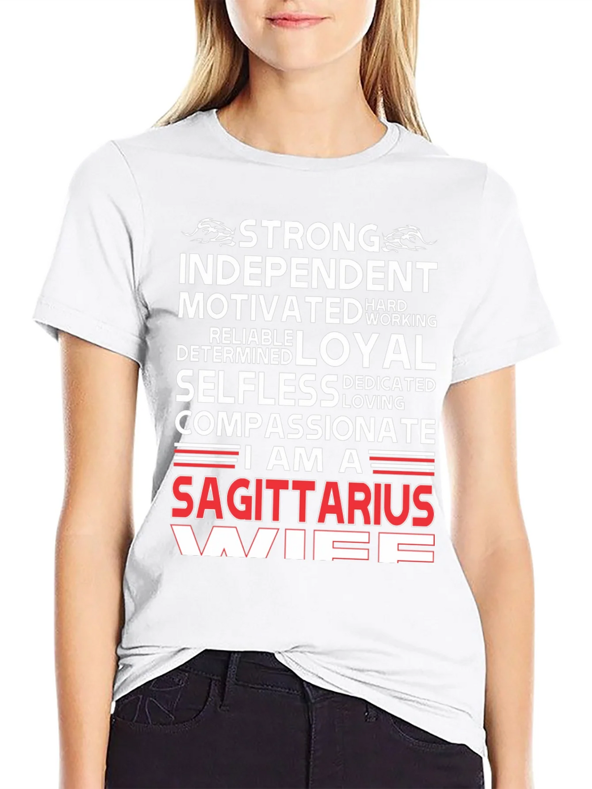 Sagittarius Wife Graphic Tee - Zodiac T-Shirt product image 8