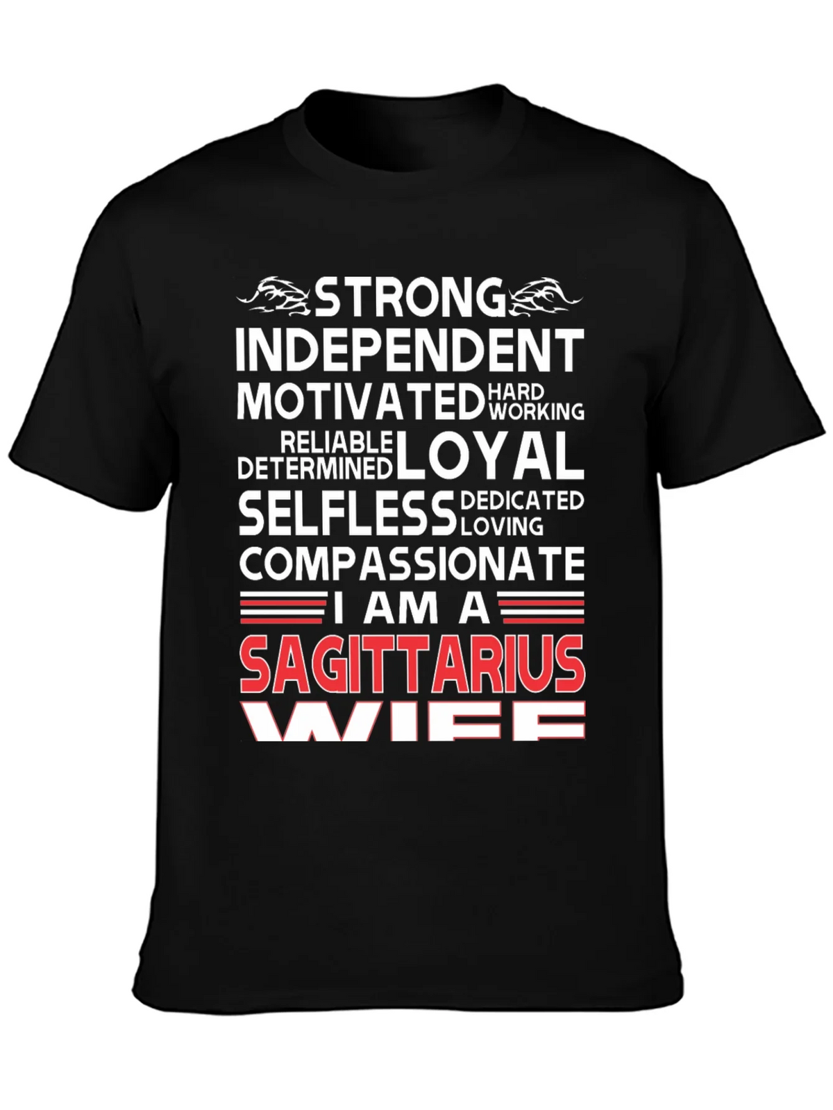 Sagittarius Wife Graphic Tee - Zodiac T-Shirt product image 3