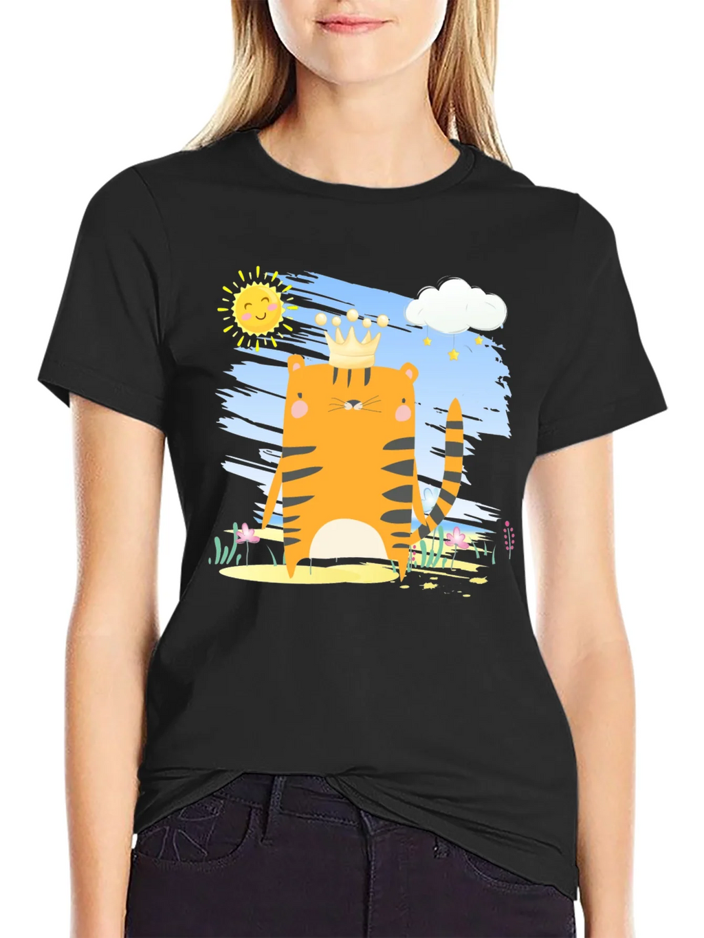 Tiger King T-Shirt - Cartoon Graphic Tee product image 2