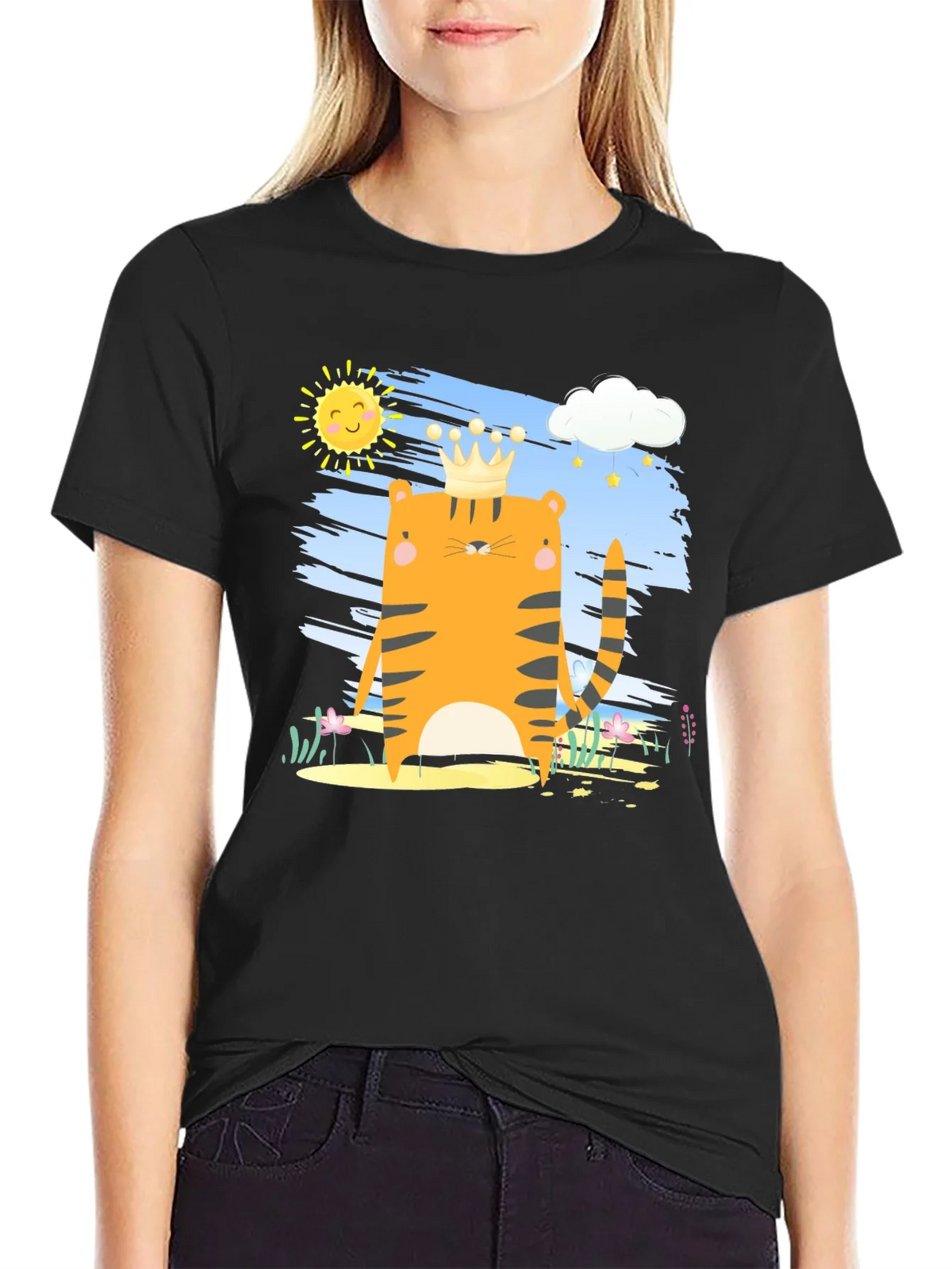 Tiger King T-Shirt - Cartoon Graphic Tee product image 2
