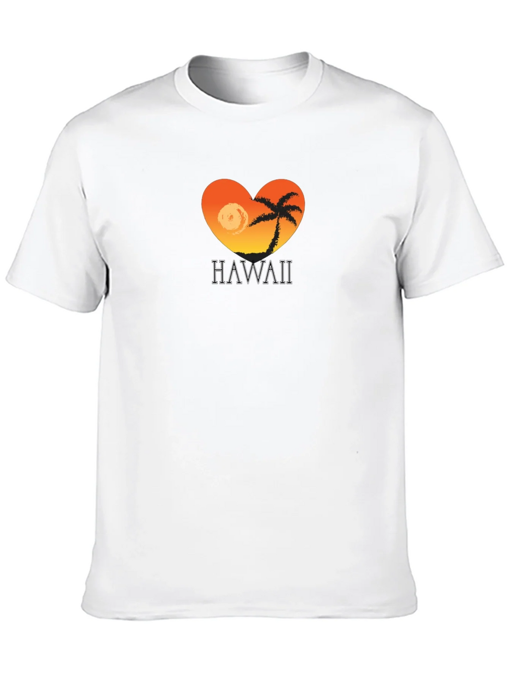 Hawaii Sunset Heart T-Shirt - Tropical Island Tee product image 9
