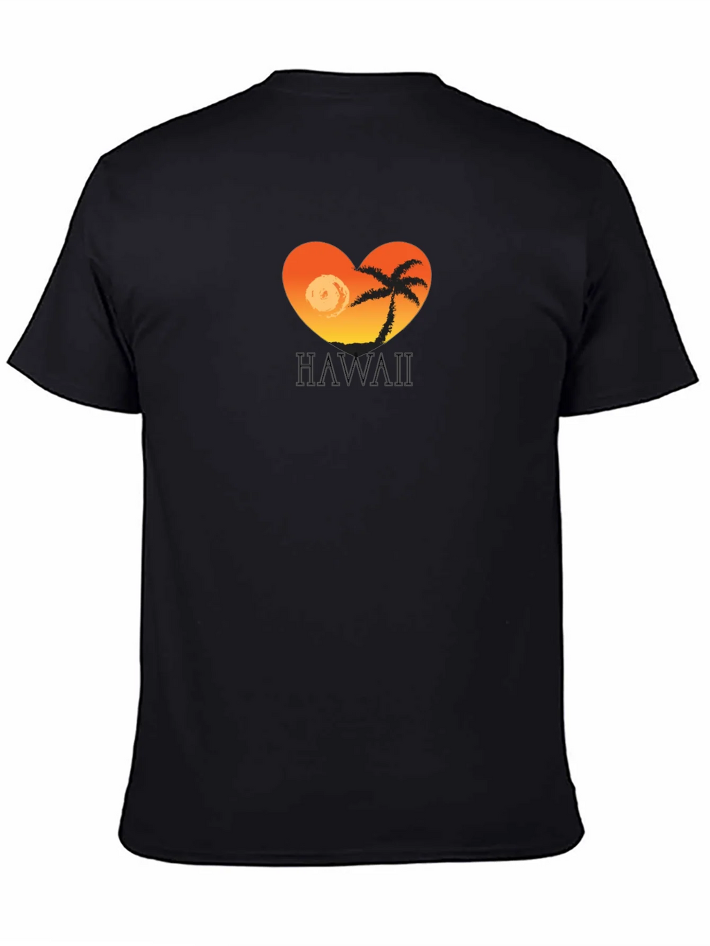 Hawaii Sunset Heart T-Shirt - Tropical Island Tee product image 4