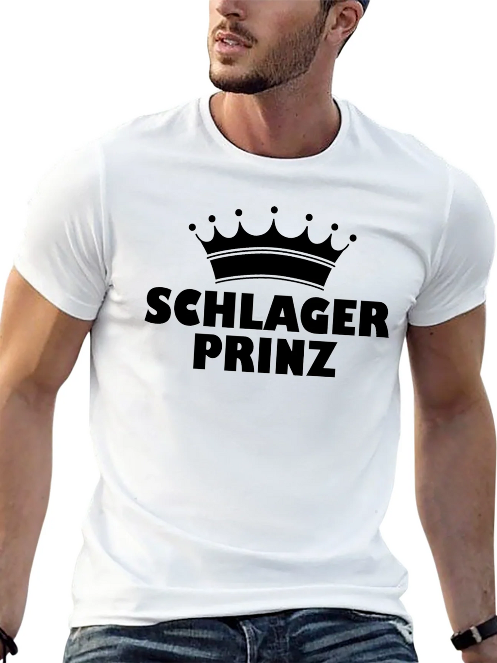 Schlager Prinz Black T-Shirt product image 12