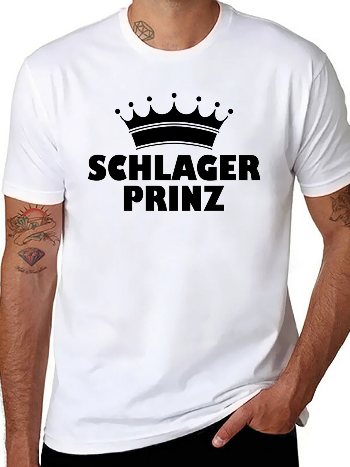 Schlager Prinz Black T-Shirt product image 7