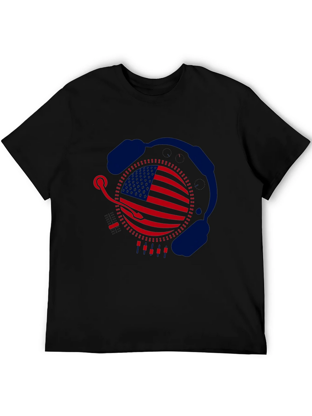 American DJ Headphone Graphic T-Shirt product image 5
