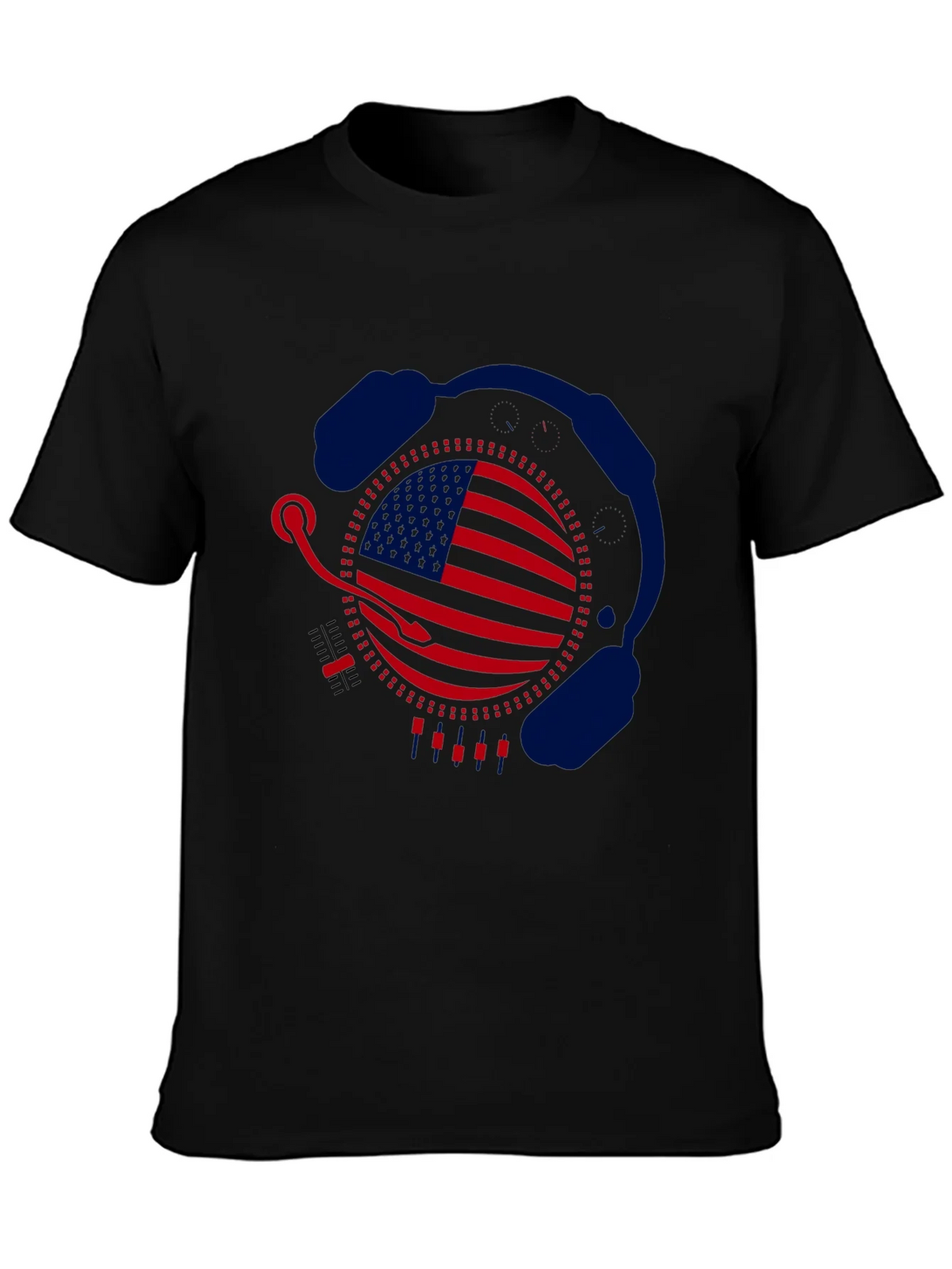 American DJ Headphone Graphic T-Shirt product image 3