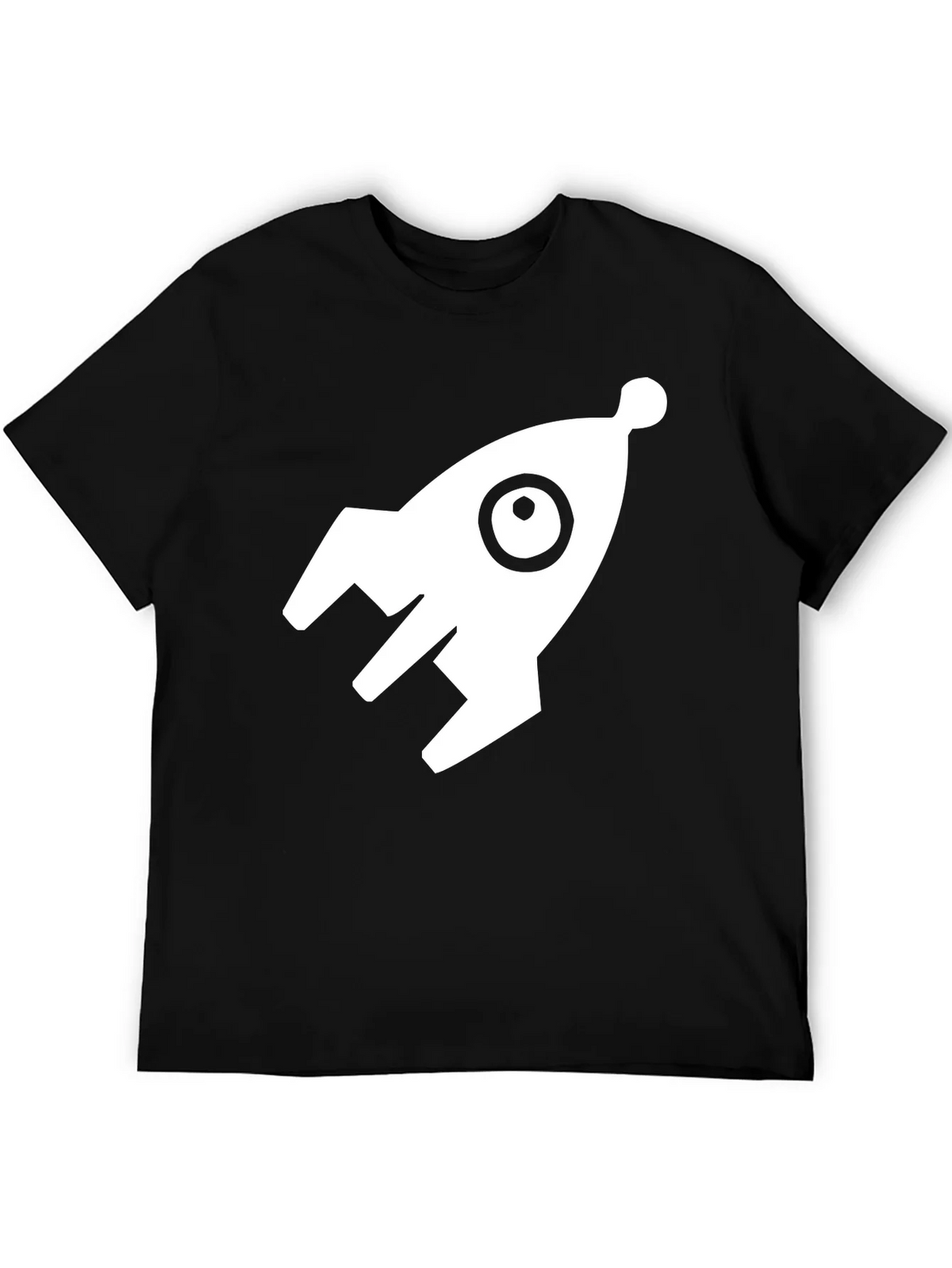 Rocket Graphic Black T-Shirt product image 5