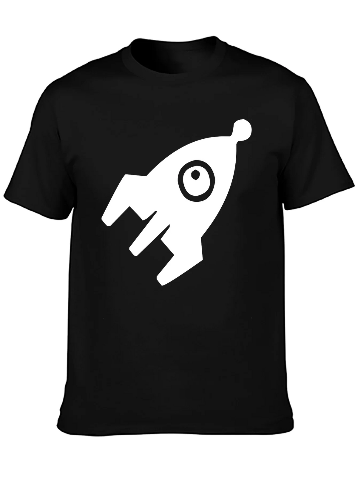 Rocket Graphic Black T-Shirt product image 3