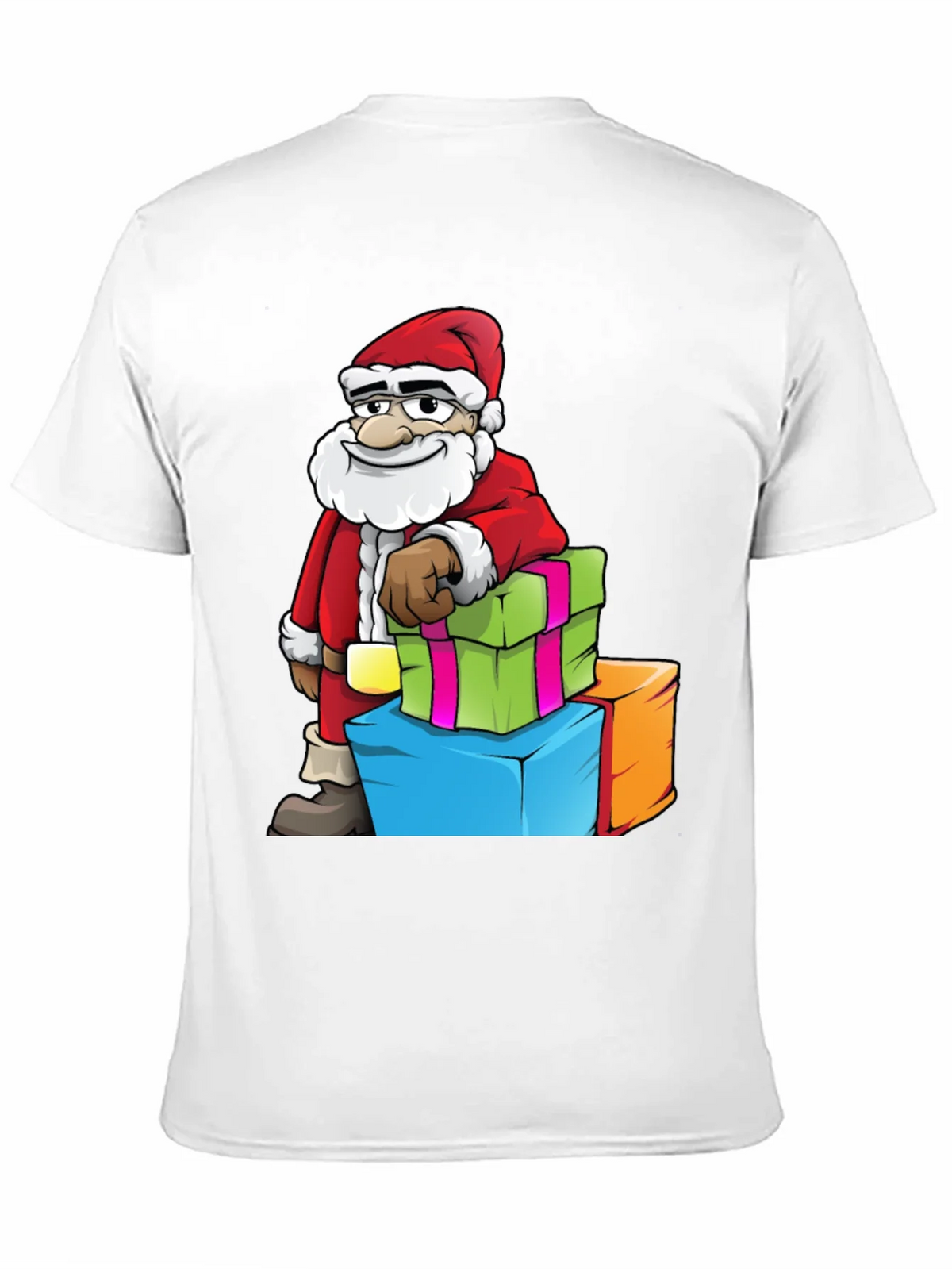 Santa with Gifts Graphic Tee - Holiday Cheer product image 10