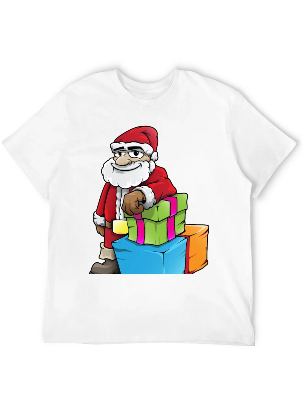 Santa with Gifts Graphic Tee - Holiday Cheer product image 11