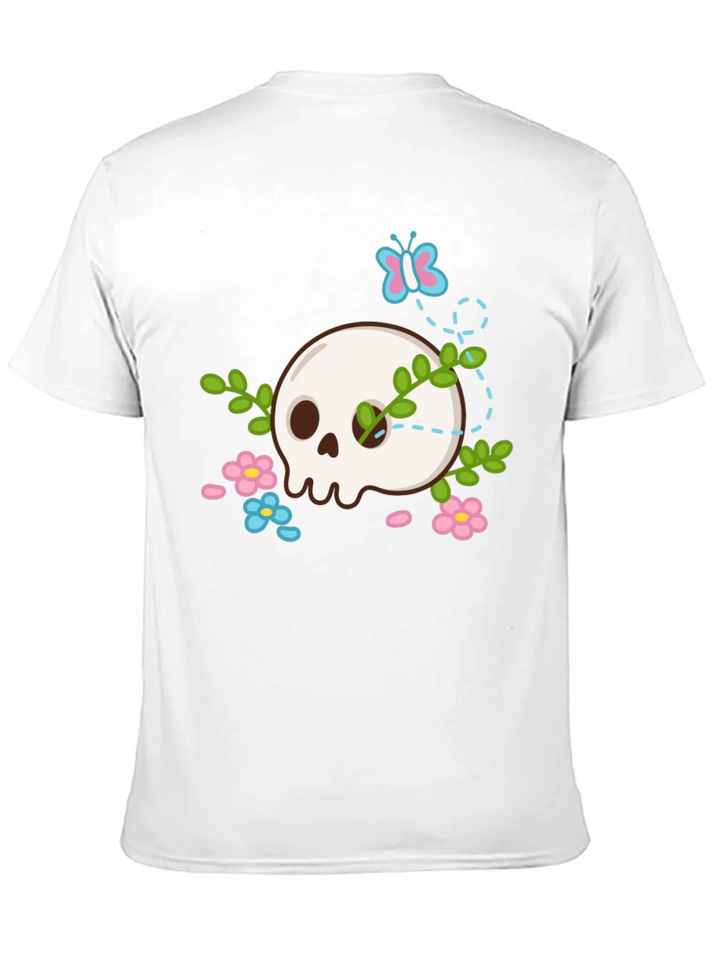 Skull & Flowers Graphic T-Shirt product image 10
