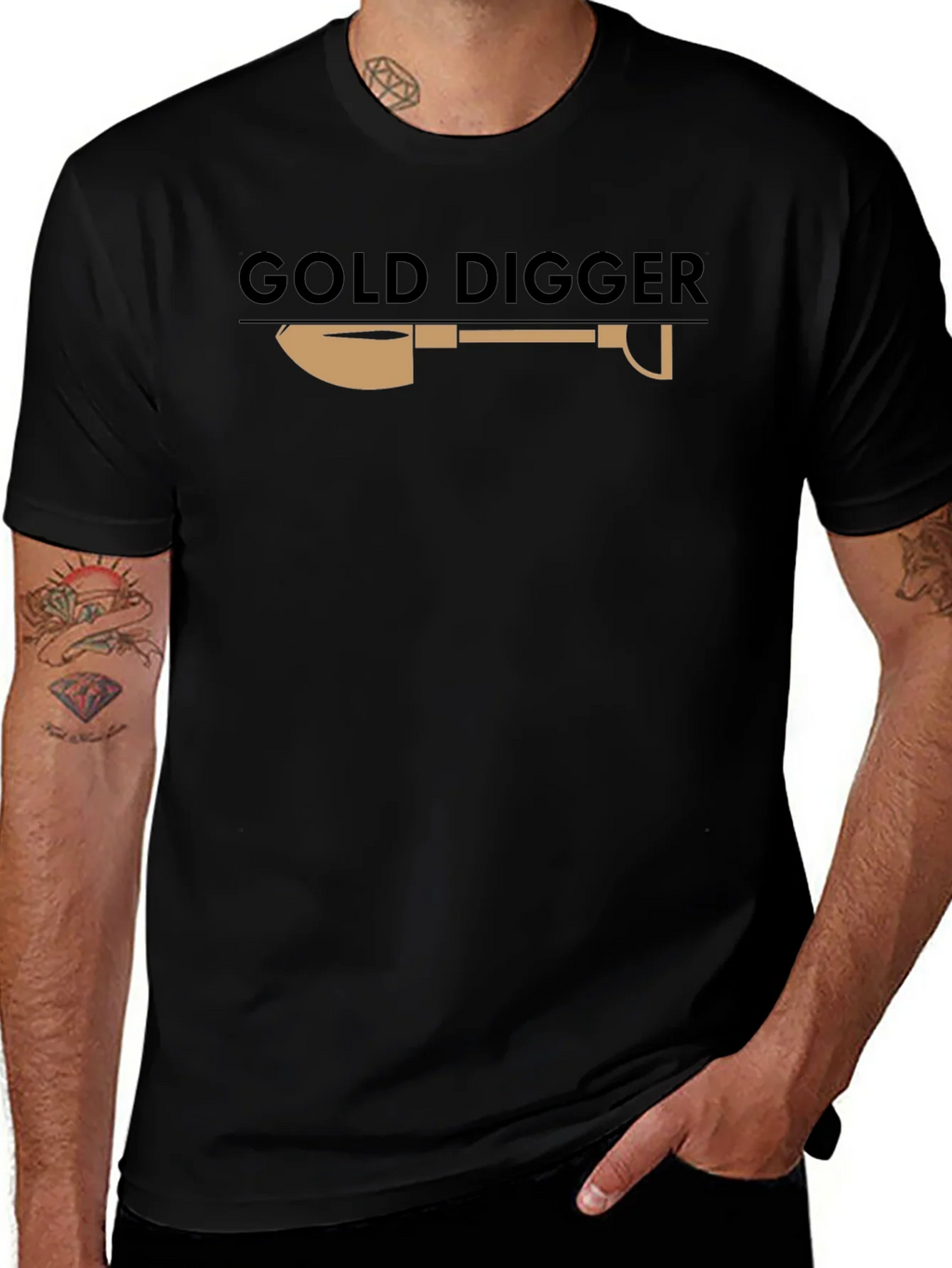 Gold Digger Graphic Tee - Novelty Design T-Shirt product image 1