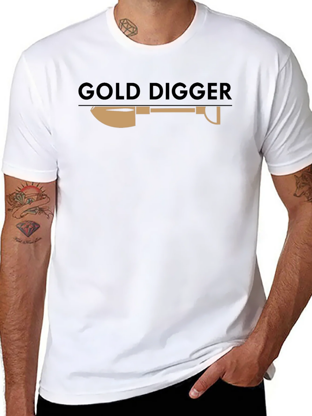 Gold Digger Graphic Tee - Novelty Design T-Shirt product image 7