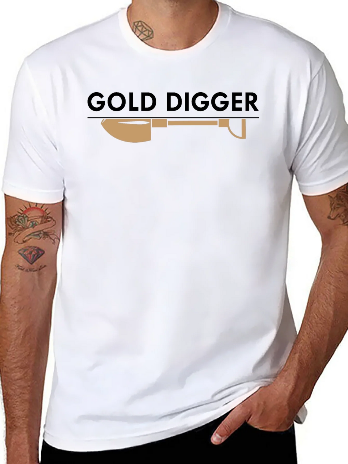 Gold Digger Graphic Tee - Novelty Design T-Shirt product image 7