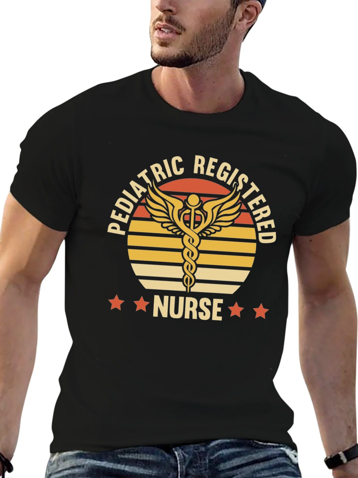 Pediatric Registered Nurse Graphic T-Shirt product image 6