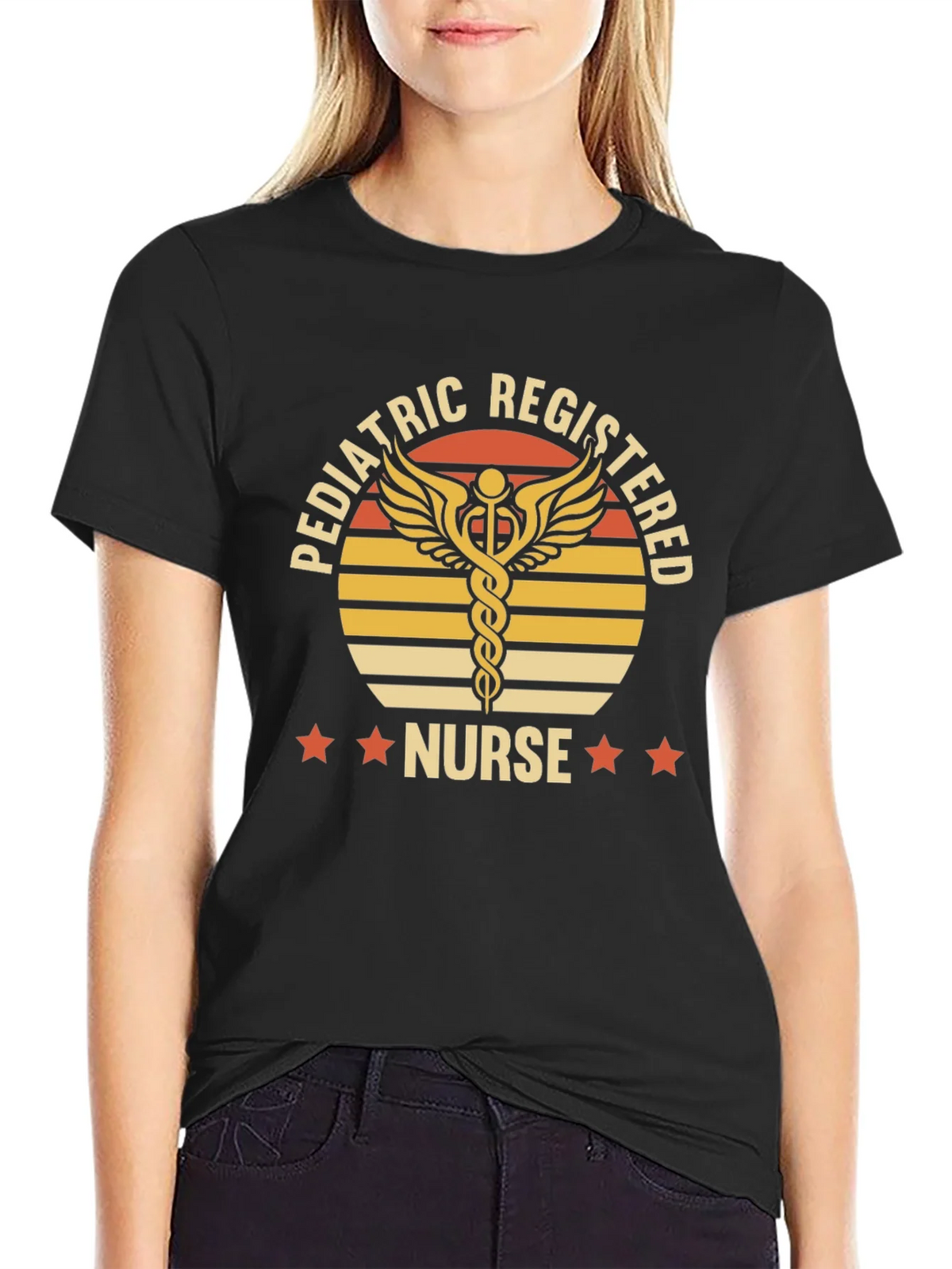 Pediatric Registered Nurse Graphic T-Shirt product image 2
