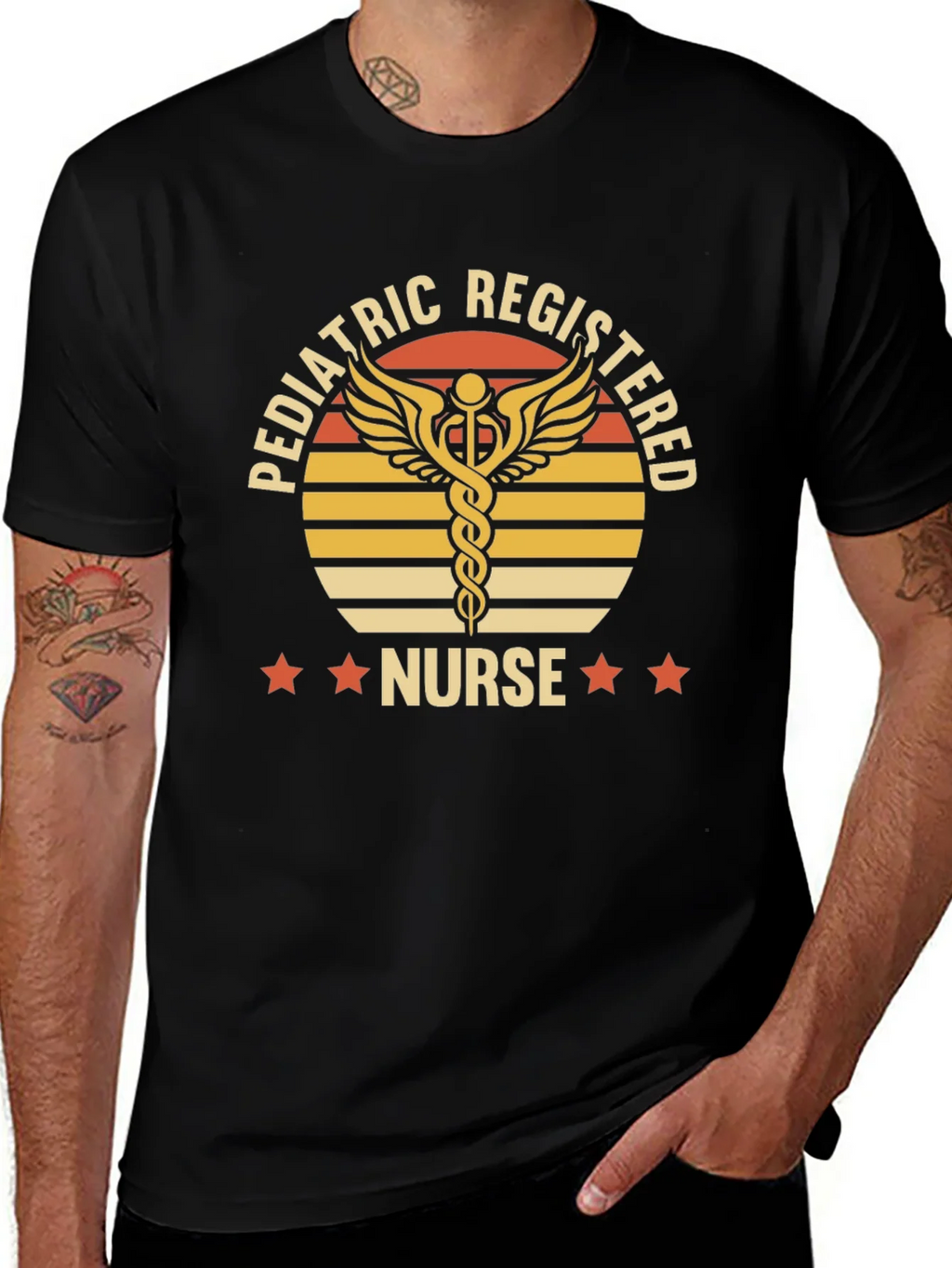 Pediatric Registered Nurse Graphic T-Shirt product image 1