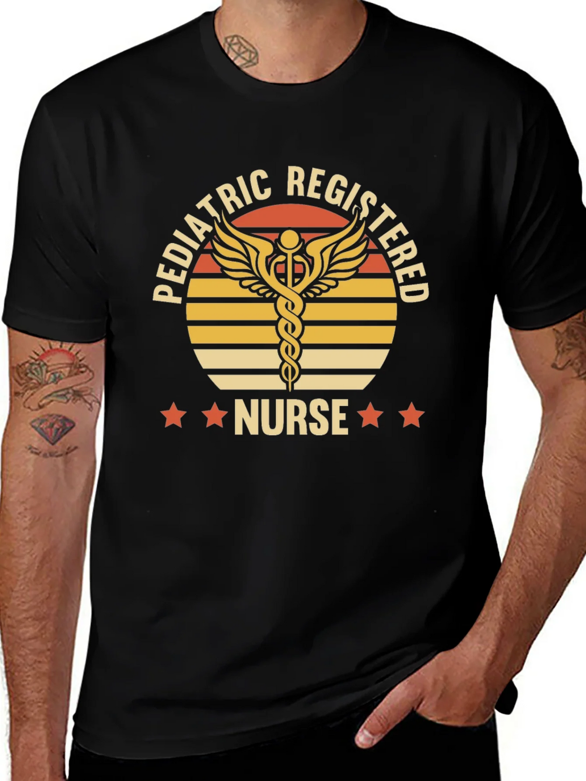 Pediatric Registered Nurse Graphic T-Shirt product image 1