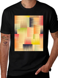 Abstract Geometric T-Shirt - Modern Art Design product image 1