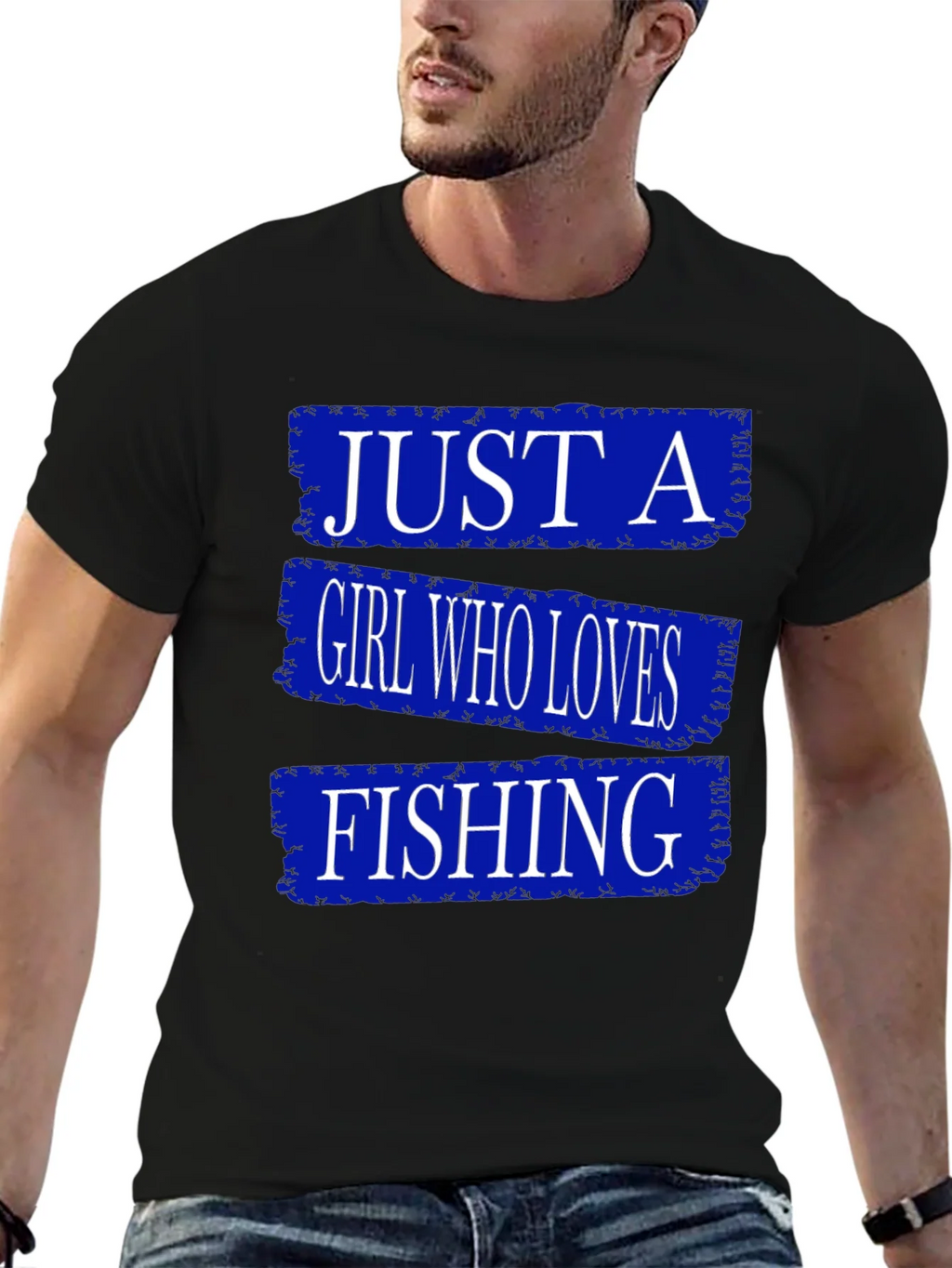 Just A Girl Who Loves Fishing T-Shirt product image 6