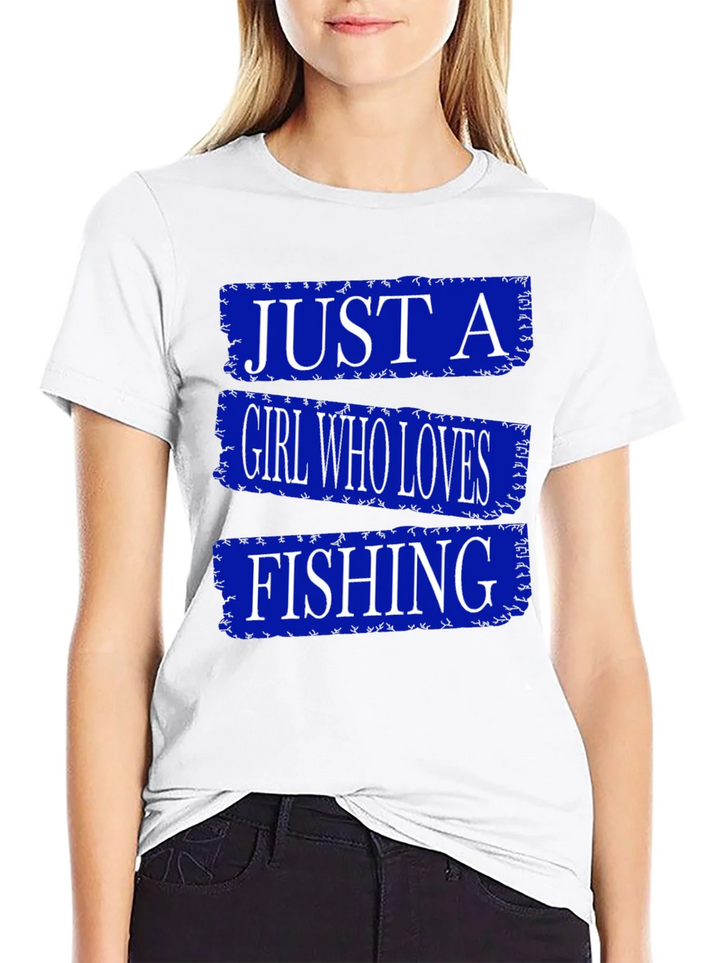 Just A Girl Who Loves Fishing T-Shirt product image 8