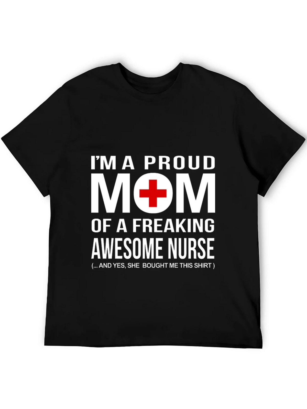 Proud Mom of Awesome Nurse T-Shirt product image 5