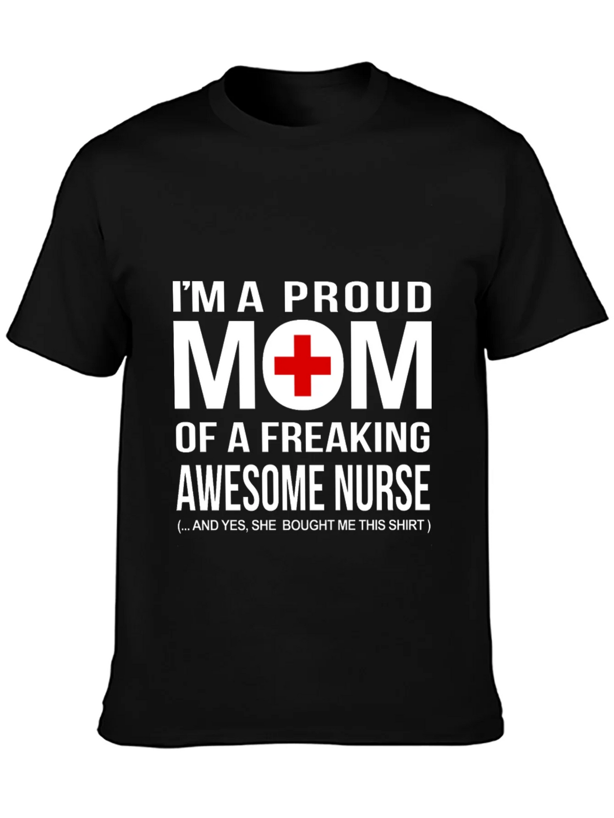 Proud Mom of Awesome Nurse T-Shirt product image 3