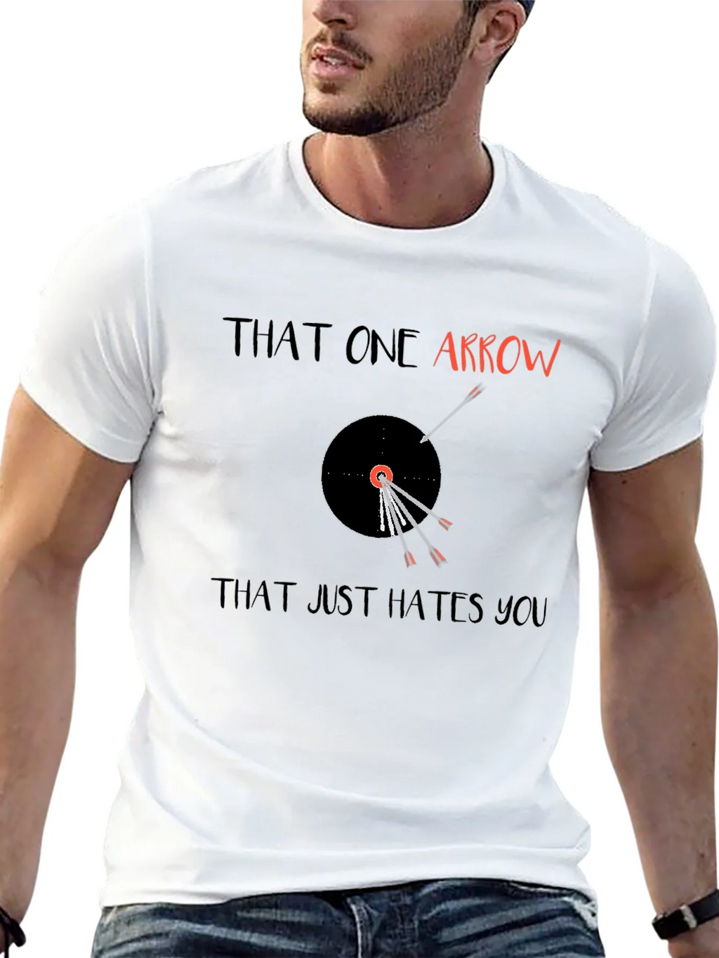That One Arrow T-Shirt Funny Archer Humor Tee product image 12