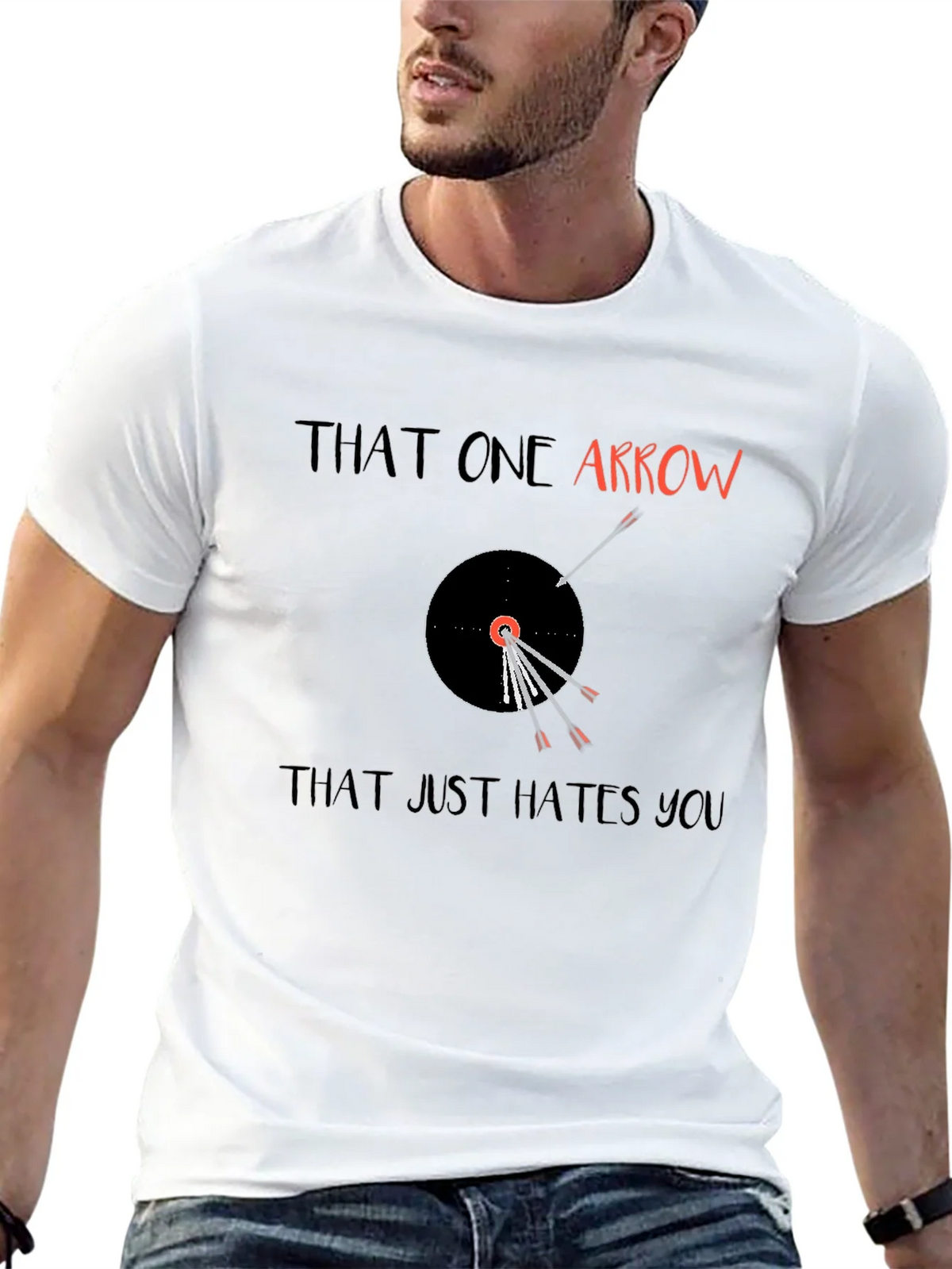 That One Arrow T-Shirt Funny Archer Humor Tee product image 12