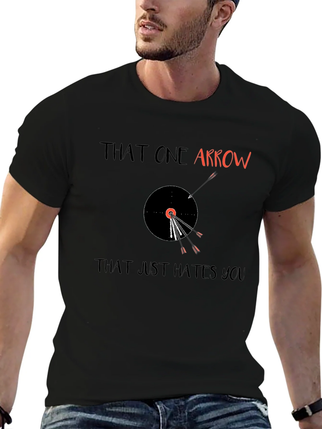 That One Arrow T-Shirt Funny Archer Humor Tee product image 6
