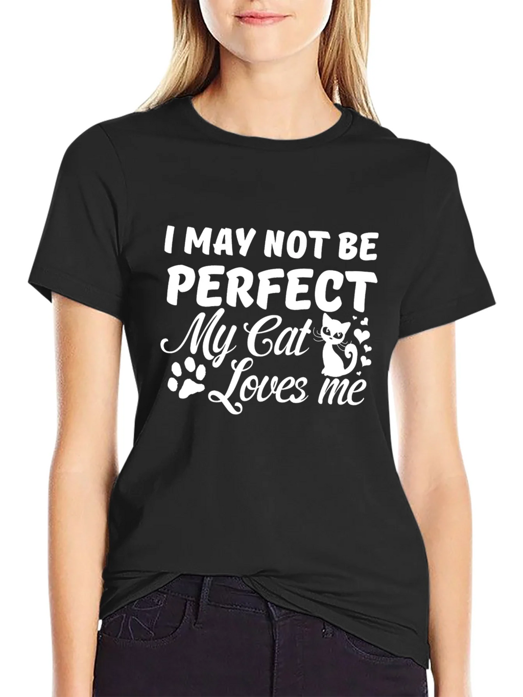 Funny Cat Lover T-Shirt: I May Not Be Perfect product image 2