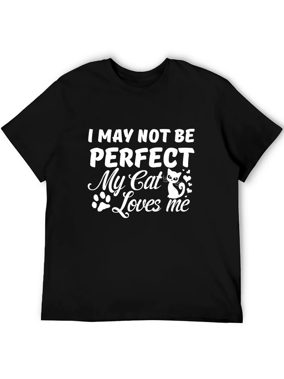 Funny Cat Lover T-Shirt: I May Not Be Perfect product image 5