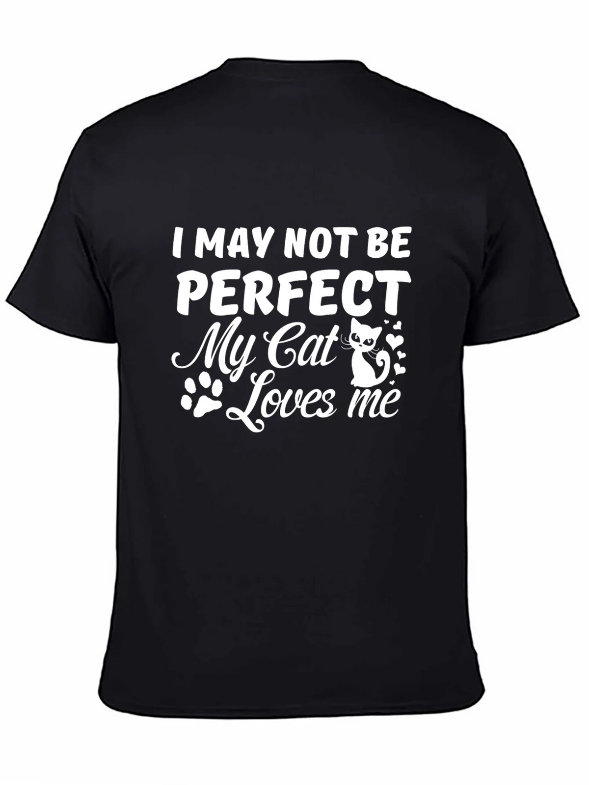 Funny Cat Lover T-Shirt: I May Not Be Perfect product image 4