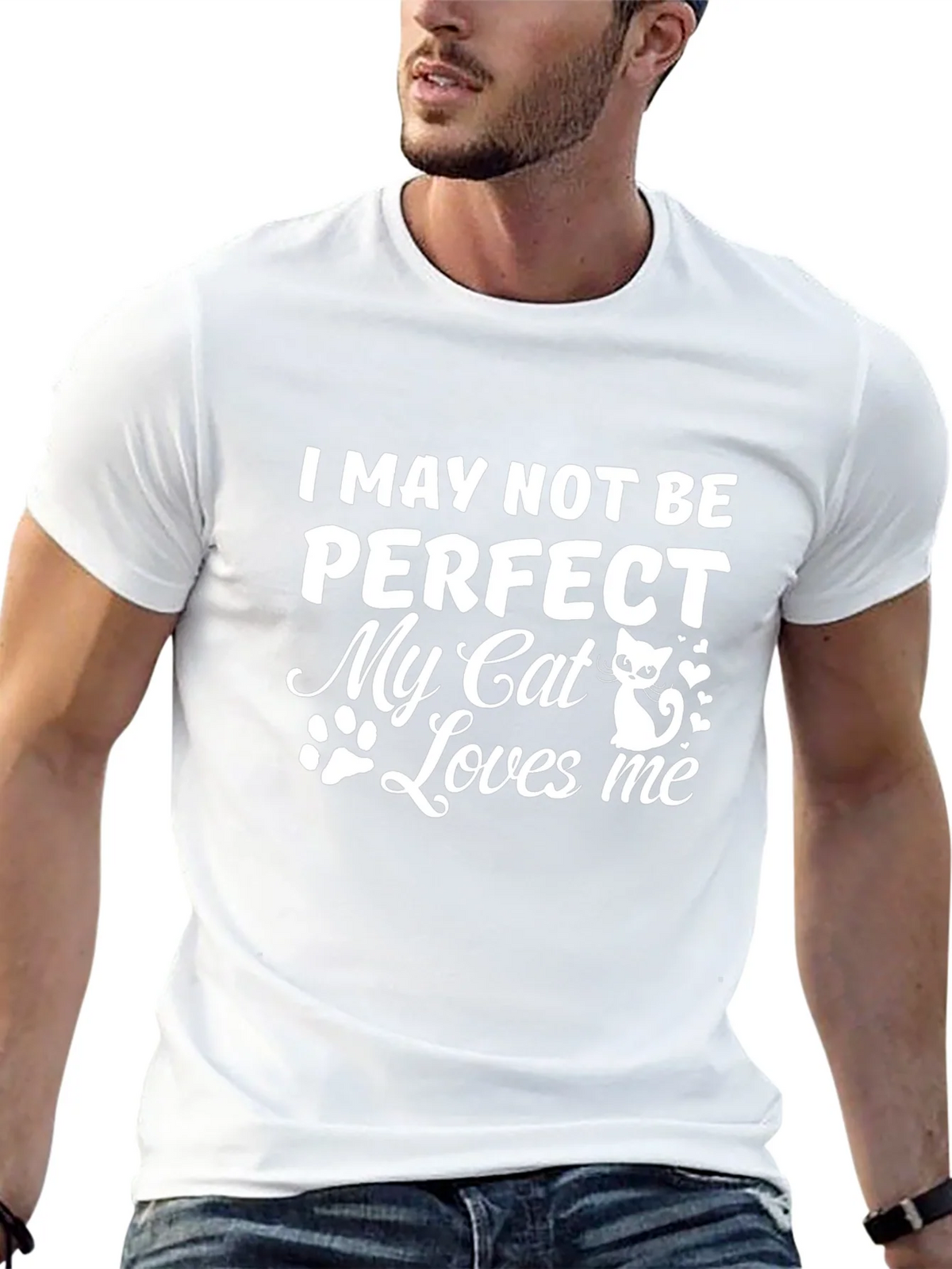 Funny Cat Lover T-Shirt: I May Not Be Perfect product image 12