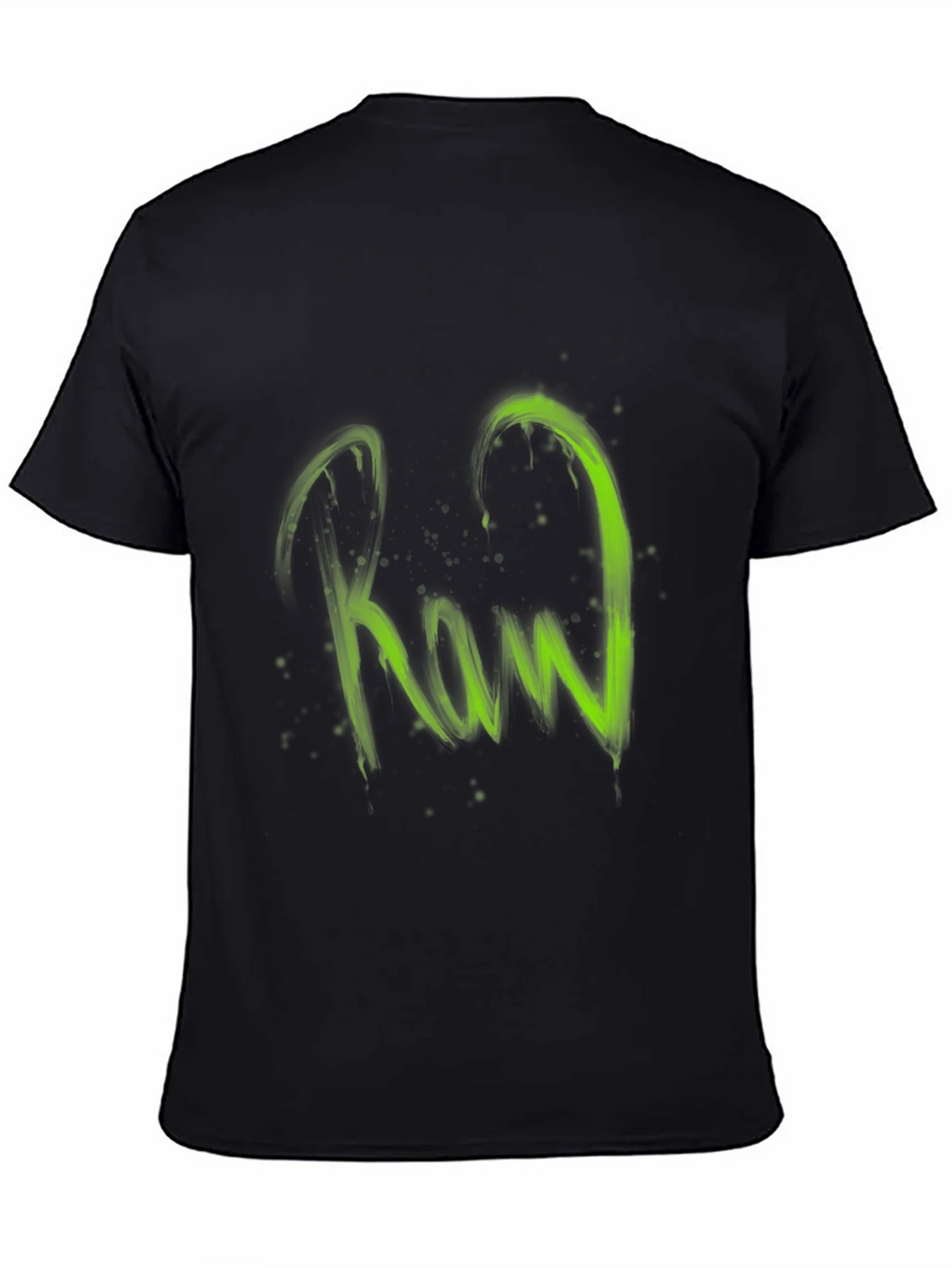 Raw Graphic Print Black T-Shirt product image 4