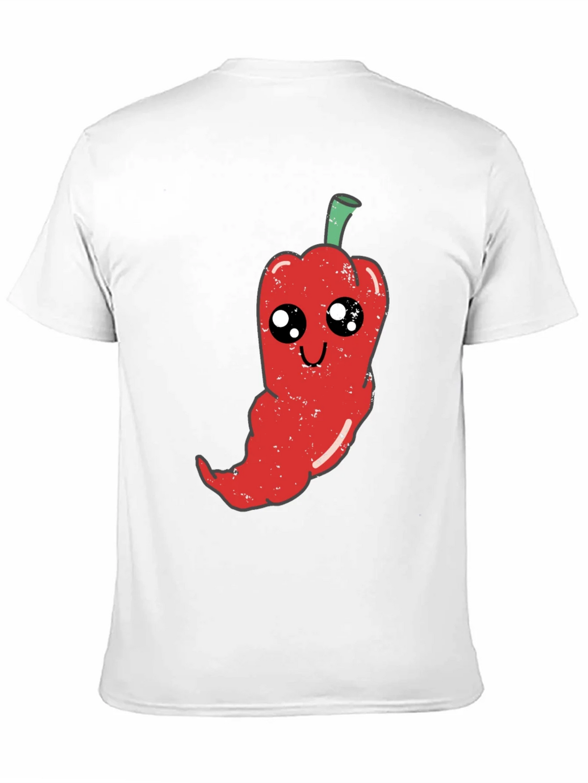Kawaii Pepper Graphic Tee - Soft Black Cotton T-Shirt product image 4