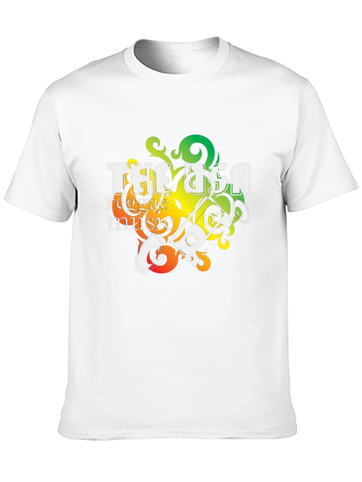 USA Reggae Music Graphic Tee - Black product image 9