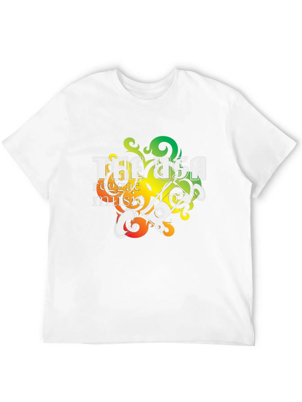 USA Reggae Music Graphic Tee - Black product image 11