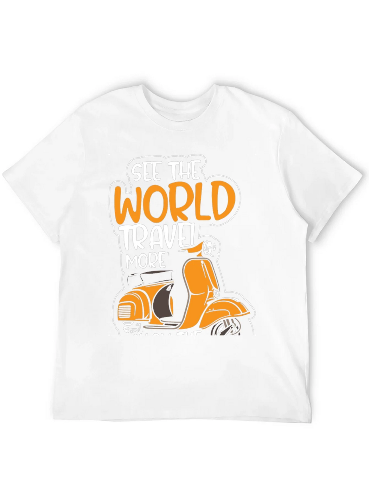See the World Travel More Scooter T-Shirt product image 11