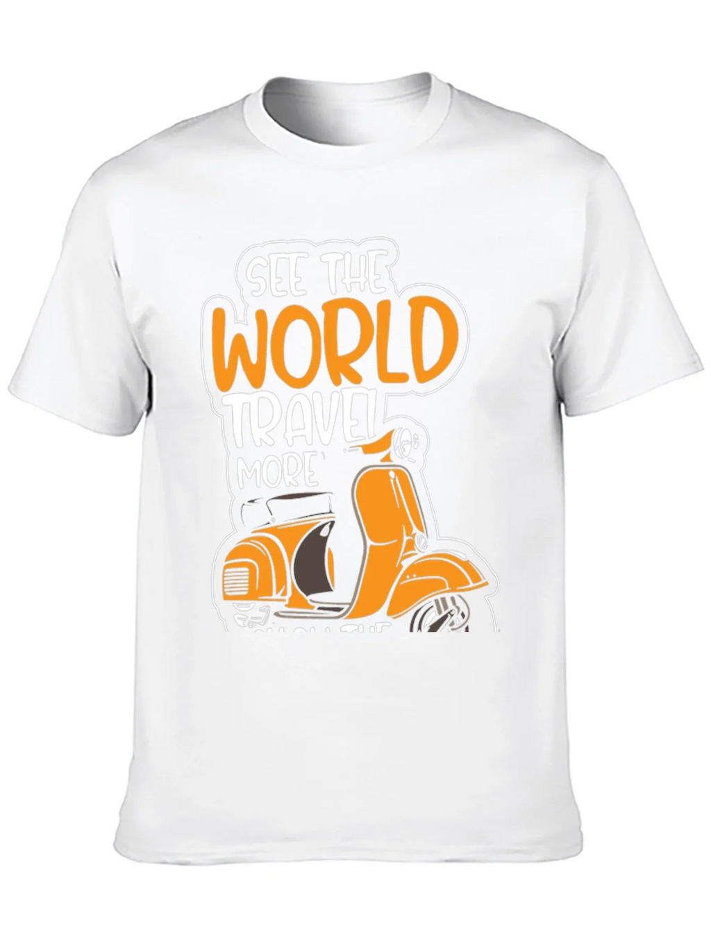 See the World Travel More Scooter T-Shirt product image 9