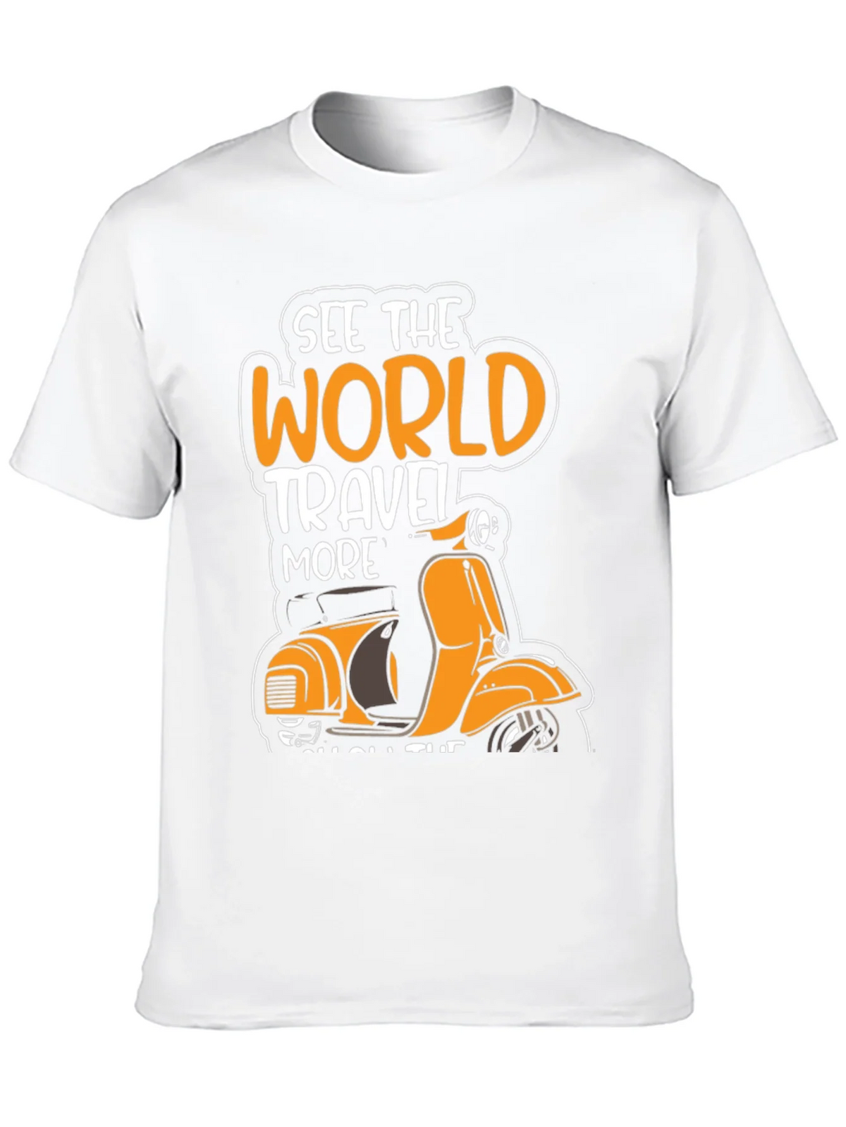 See the World Travel More Scooter T-Shirt product image 9
