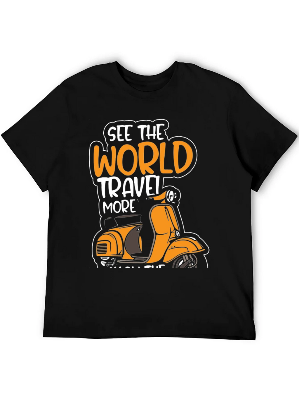 See the World Travel More Scooter T-Shirt product image 5